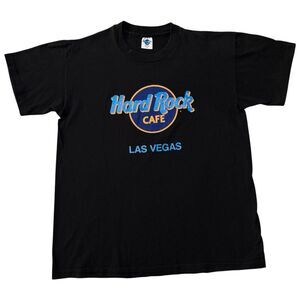 Vintage 90s Hard Rock Cafe Las Vegas Single Stitch T-shirt Graphic Tee Size L